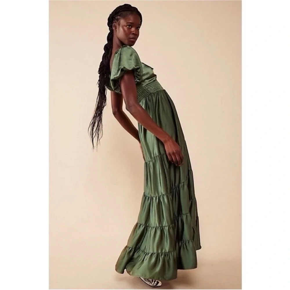 Free People Sundrenched Silky Maxi Dress - Picture 5 of 12